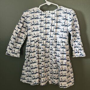 kate quinn | lapis coyote moon | organic cotton interlock - 2T